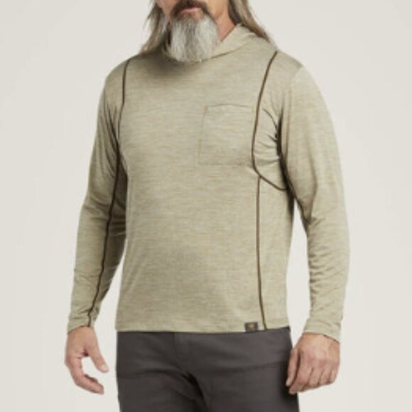 Ariat Rebar Evolution Hooded Sun Long Sleeve Shirt NWT - Picture 4 of 4